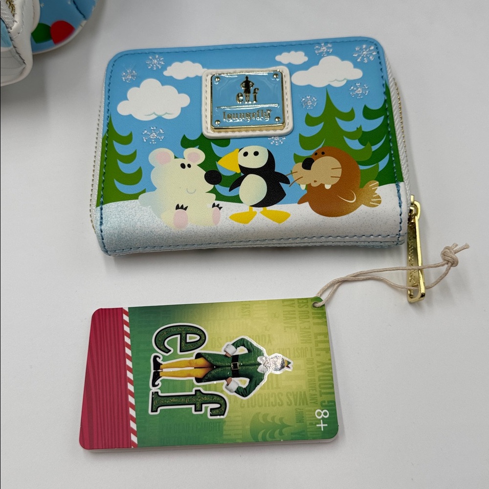 Loungefly Elf backpack and wallet set - Picture 5 of 7
